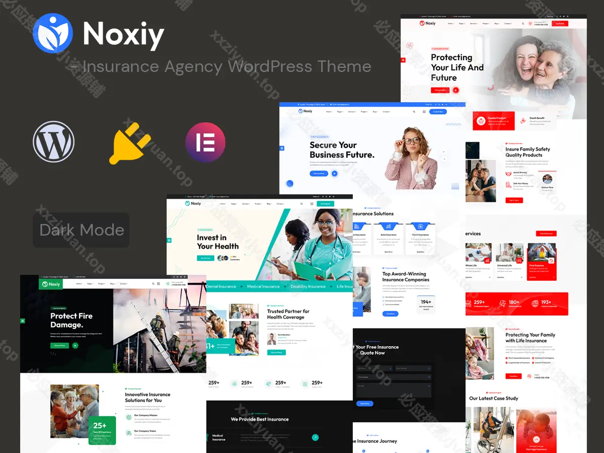 Noxiy – 专为保险公司设计的WordPress 主题 v1.0.5